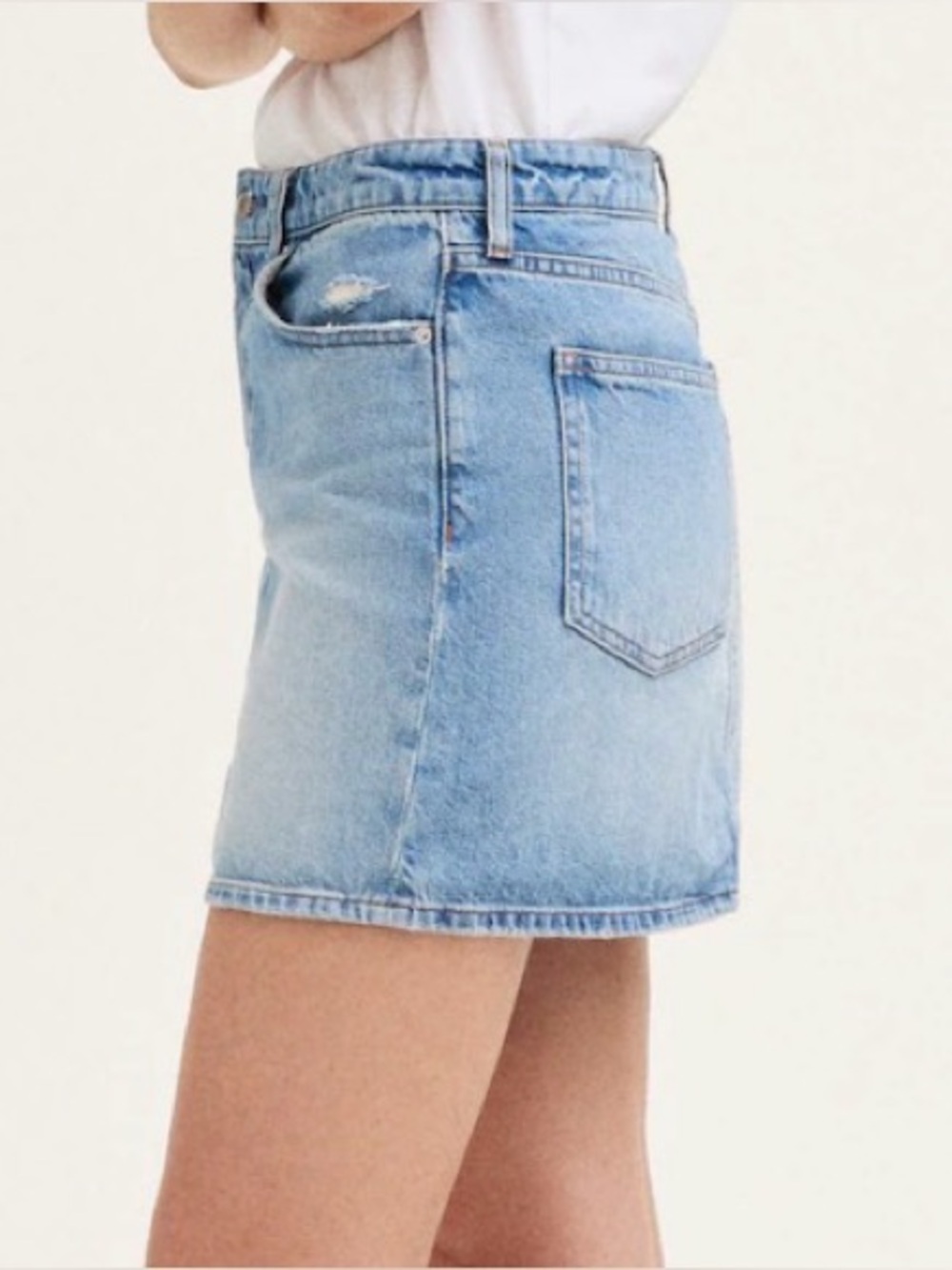 NWT Women’s Madewell Rigid Denim Mini Skirt